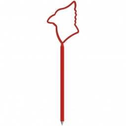 Red Cardinal Shaped Twist Promotional Pen