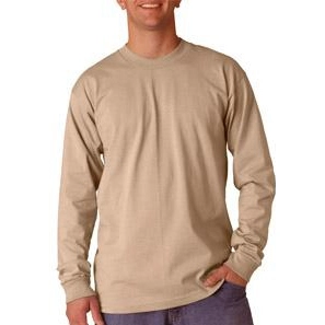 Sand Bayside Long-Sleeve Logo T-Shirt - Colors