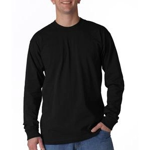 Black Bayside Long-Sleeve Logo T-Shirt - Colors