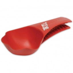 Red Promotional Pet Food Scoop & Clip Combo