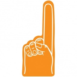 Orange Promotional Foam Finger - 22"