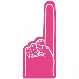 Pink Promotional Foam Finger - 22"