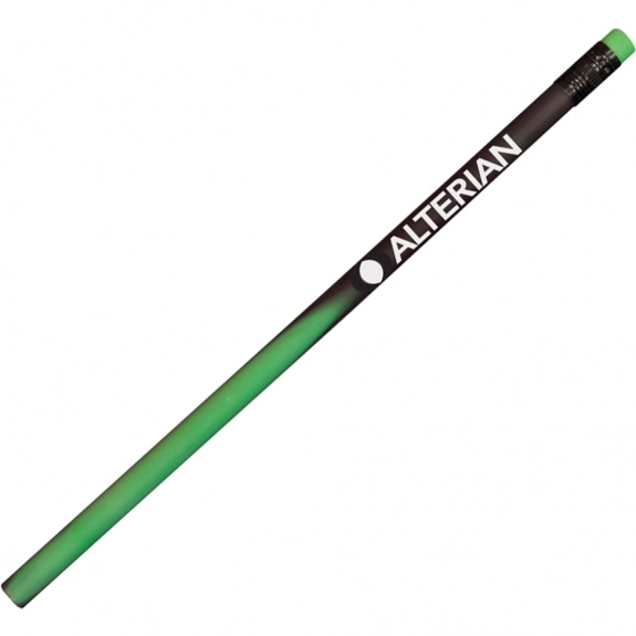 Black to Neon Green Mood Color Changing Custom Pencil