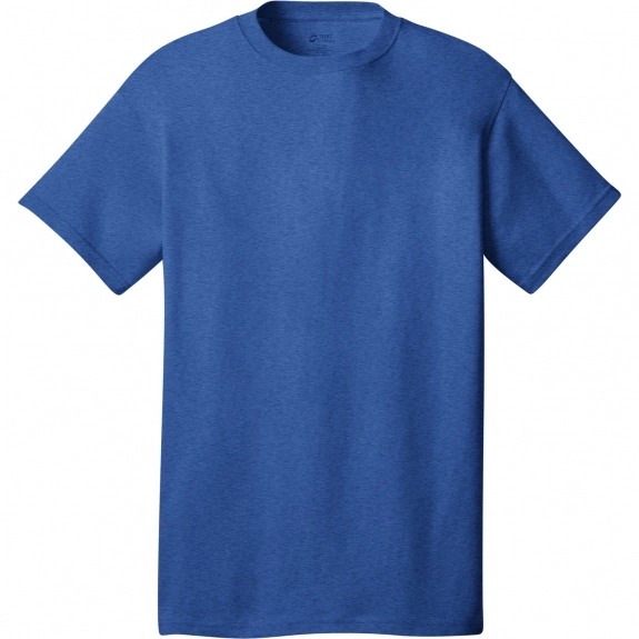 Heather Royal Port & Company Budget Custom T-Shirt - Colors