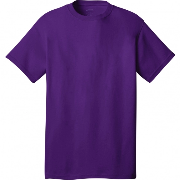Purple Port & Company Budget Custom T-Shirt - Colors