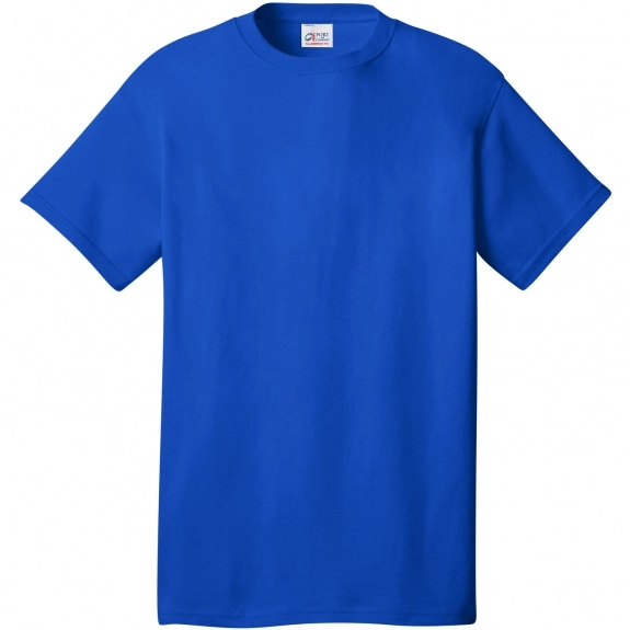 Sapphire Port & Company Budget Custom T-Shirt - Colors
