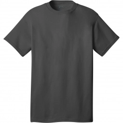Charcoal Port & Company Budget Custom T-Shirt - Colors