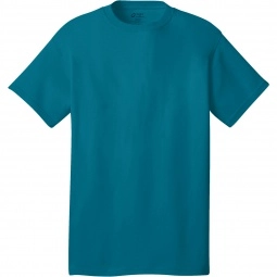 Teal Port & Company Budget Custom T-Shirt - Colors