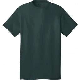 Dark Green Port & Company Budget Custom T-Shirt - Colors