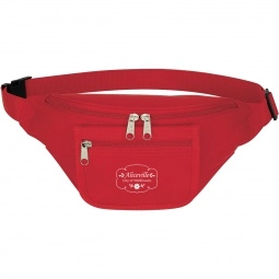 Red Organizer Promotional Fanny Pack