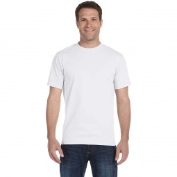 Model Hanes Beefy-T Custom T-Shirt - White