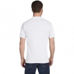 Back Hanes Beefy-T Custom T-Shirt - White