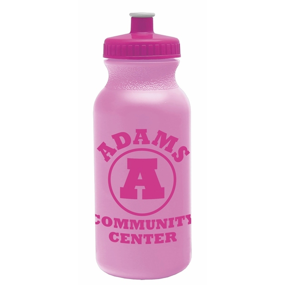 Awareness Pink Promotional Omni Bike Bottle - 20 oz.