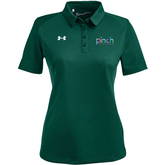 Forest Green / White - Under Armour&#174; Tech&#153; Custom Branded Polo - 