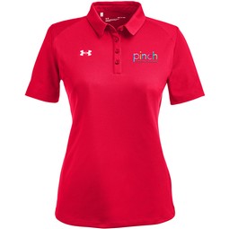 Red / White - Under Armour&#174; Tech&#153; Custom Branded Polo - Women's