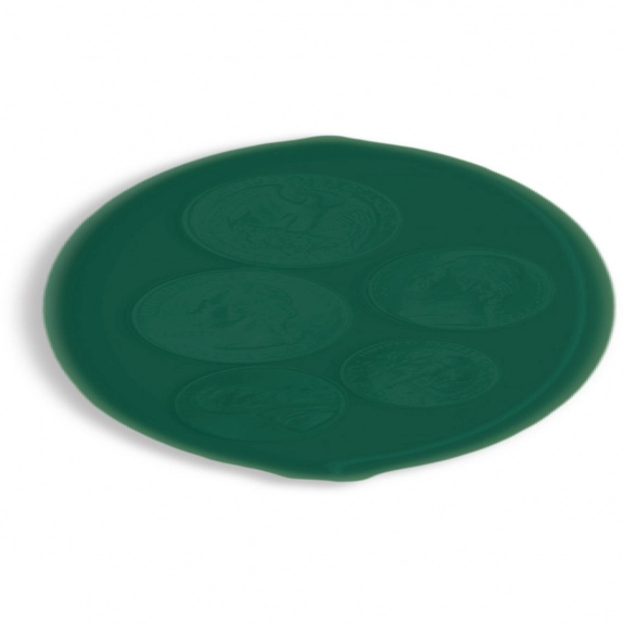 Translucent Deep Green Promotional Coin Purse
