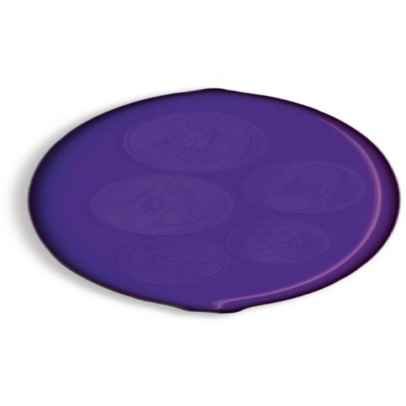 Translucent Purple Promotional Coin Purse