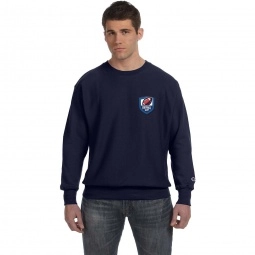 Sport Dark Navy Reverse Weave Crewneck Custom Sweatshirt by Champion