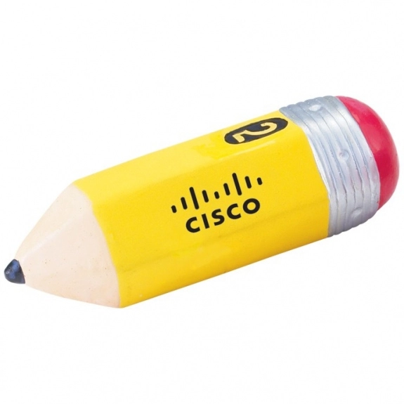 Yellow Pencil Promotional Stress Ball