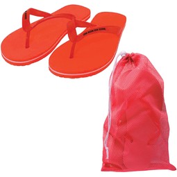 Red Basic Custom Flip Flops