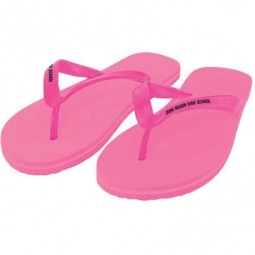 Pink Basic Custom Flip Flops