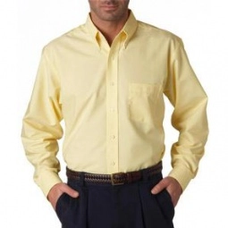 Butter UltraClub Wrinkle-Free Long-Sleeve Oxford Custom Shirt - Colors