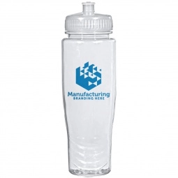 Translucent Squeezable Custom Water Bottle