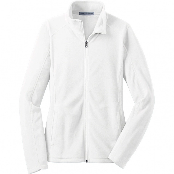 White Port Authority Microfleece Custom Jacket - Women's