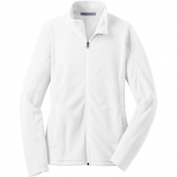 White Port Authority Microfleece Custom Jacket - Women's