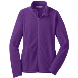 Amethyst Purple Port Authority Microfleece Custom Jacket - Women's