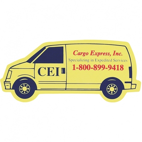 Full Color Specialty Shaped Promotional Magnet - Mini Van