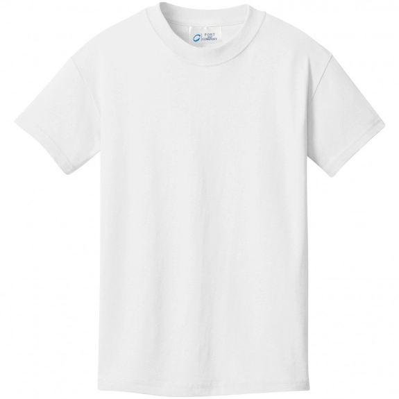 White Port & Company Budget Custom T-Shirt - Youth