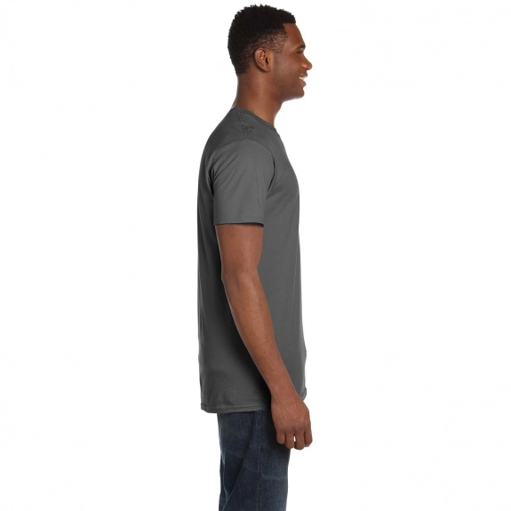 Hanes Nano-T Cotton Promotional T-Shirt - Men's - Side