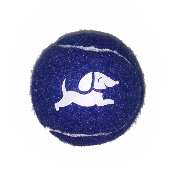 Blue Pet Fetch Custom Logo Tennis Ball