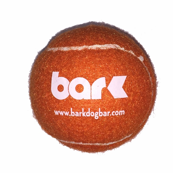 Orange Pet Fetch Custom Logo Tennis Ball