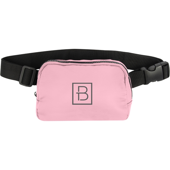 Pink Anywhere Custom Logo Belt Bag