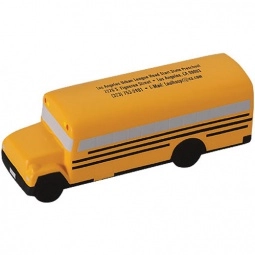 Yellow School Bus Promotional Stress Ball