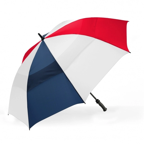 Navy/Red/White ShedRain Windjammer Vented Golf Custom Umbrella 