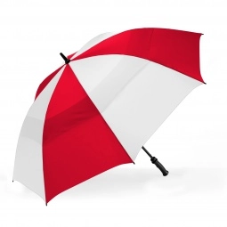 Red/White ShedRain Windjammer Vented Golf Custom Umbrella 