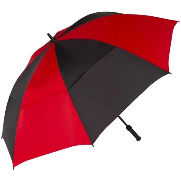 Black/Red ShedRain Windjammer Vented Golf Custom Umbrella 