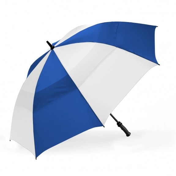 Royal Blue/White ShedRain Windjammer Vented Golf Custom Umbrella 