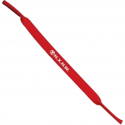 Red Neoprene Laminated Promotional Sunglass Strap