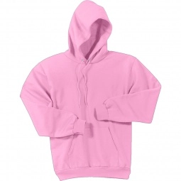 Candy Pink Port & Company Custom Hooded Sweatshirt - Colors