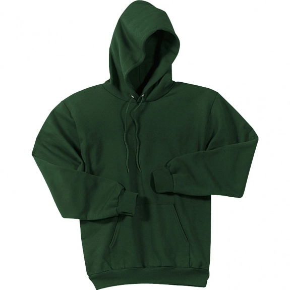 Dark Green Port & Company Custom Hooded Sweatshirt - Colors