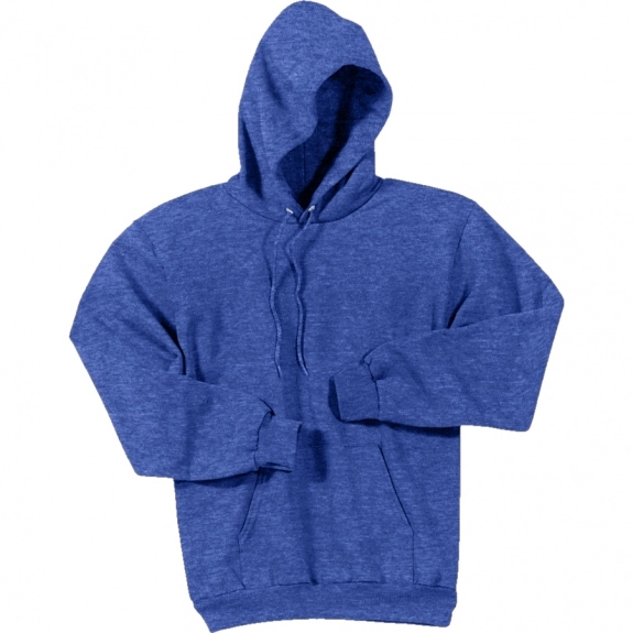 Heather Royal Port & Company Custom Hooded Sweatshirt - Colors