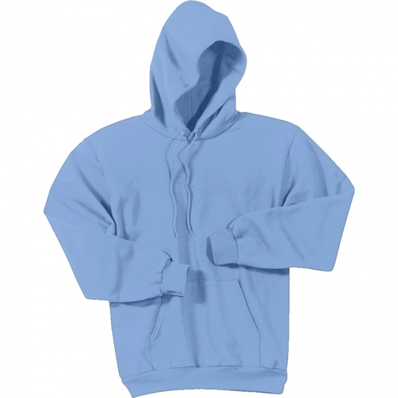 Light Blue Port & Company Custom Hooded Sweatshirt - Colors