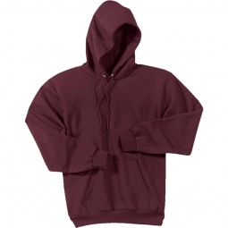 Maroon Port & Company Custom Hooded Sweatshirt - Colors
