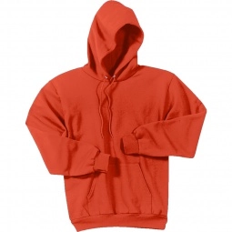 Orange Port & Company Custom Hooded Sweatshirt - Colors