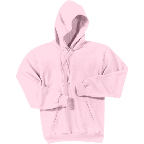 Pale Pink Port & Company Custom Hooded Sweatshirt - Colors