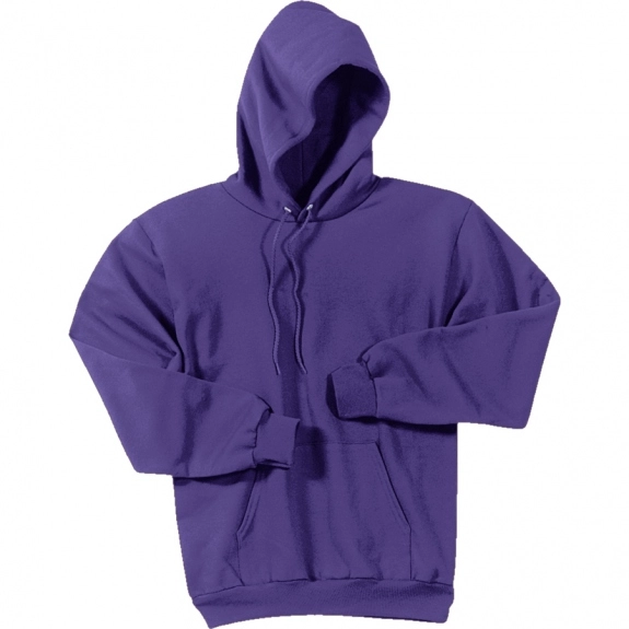 Purple Port & Company Custom Hooded Sweatshirt - Colors